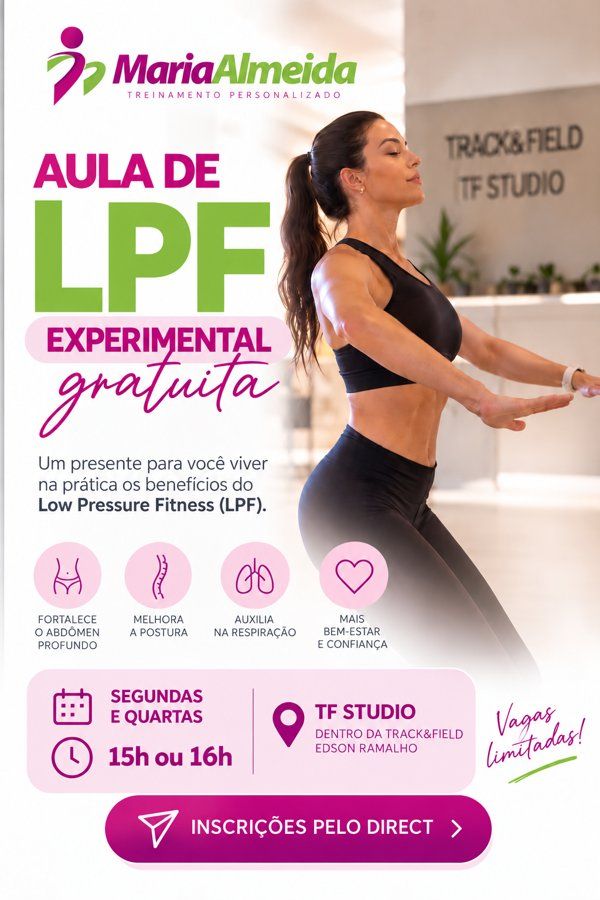 Aula de LPF (método da barriga negativa) no TF Studio